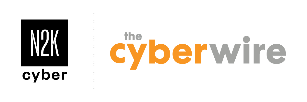 N2k Cyber and the CyberWire logos side by side